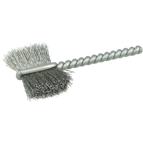 7/8″ Power Tube Brush, .005″ Stainless Steel Wire Fill, 5/8″ Brush Length - Exact Tooling