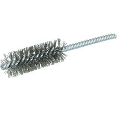 7/8″ Power Tube Brush, .0104″ Stainless Steel Wire Fill, 2-1/2″ Brush Length - Exact Tooling