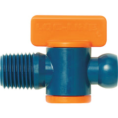Coolant Hose System Component - 1/4″ Inside Diameter System-1/4″ Male NPT Valve (Pack of 2) - Exact Tooling