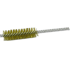 5/8″ Power Tube Brush-0.008″ Brass, 2 Brush Length - Non-Sparking Wire Wheel - Exact Tooling