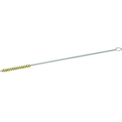 3/16″ Hand Tube Brush-0.003″ Brass, 1 1/2 Brush Length - Non-Sparking Wire Wheel - Exact Tooling