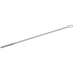 1/8″ Hand Tube Brush, .003″ Stainless Steel Wire Fill, 1″ Brush Length - Exact Tooling