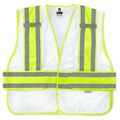 8240HL-NC XL/2XL WHT EXPANDABLE VEST - Exact Tooling