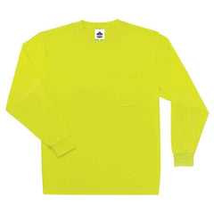 8091 S Lime Long Sleeve T-Shirt Non-Cert - Exact Tooling