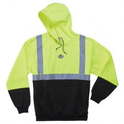 8293 S LIM/BLK HOODED SWEATSHIRT - Exact Tooling