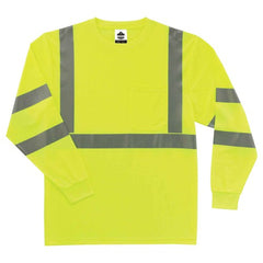 8391 3 XL Lime Long Sleeve T-Shirt Type R Class 3 - Exact Tooling