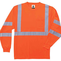 8391 5 XL Orange Long Sleeve T-Shirt Type R Class 3 - Exact Tooling