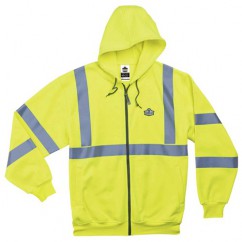 8392 4XL LIME HOODED SWEATSHIRT - Exact Tooling