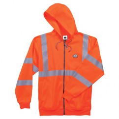 8392 4XL ORANGE HOODED SWEATSHIRT - Exact Tooling