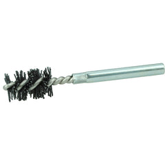 Burr-Rx 5/8″ Dia Power Tube Brush, .026/120CG Crimped Fill, 1″ Brush Length, 3-1/2″ Overall Length - Exact Tooling