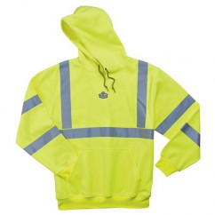 8393 L LIME HOODED SWEATSHIRT - Exact Tooling