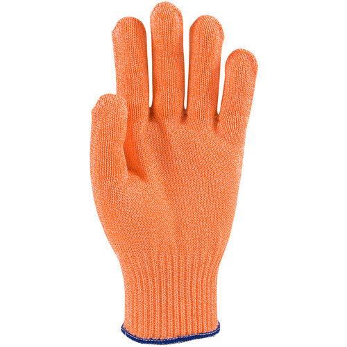 ‎22-760OR/L SS Engineered Yarn Glove - S-steel wire core & Dyneema Yarn - w/poly - Medium Weight - orn - 10 Gg - Exact Tooling