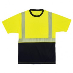 8280BK 2XL LIM/BLK PERF T-SHIRT - Exact Tooling