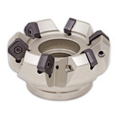 Heli Do Indexable Face Mill-4" Dia; 1.5" Bore Dia - Exact Tooling