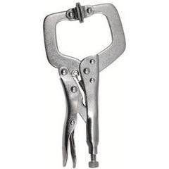 LOCKING C-CLAMP W/SWIVEL PAD 6″ - Exact Tooling