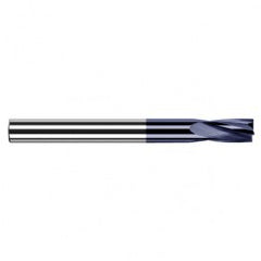 0.0625″ (1/16″) Cutter Diameter × 0.2500″ (1/4″) Flute Length Carbide Flat Bottom Counterbore, 4 Flutes, AlTiN Coated - Exact Tooling