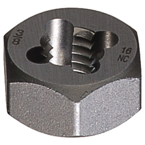 ‎1-1/8-12 HSS 492 Hexagon Rethreading Die - Exact Tooling