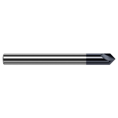 Engraving Cutters - 0.1875″ (3/16″) Shank Diameter × 25° included Carbide Pointed Engraver, 1 Flute - Exact Tooling