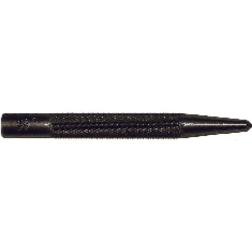 Mayhew Center Punch - 1/4″ Hex × 4″ Overall Length - Exact Tooling