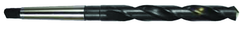 21.7mm Dia. - HSS 2MT GP Taper Shank Drill-118Â° Point-Surface Treated - Exact Tooling