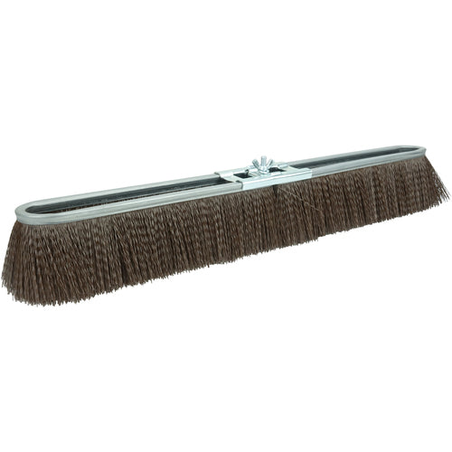 18″ Vortec Pro Coarse Sweep Strip Broom, Brown Polypropylene Fill - Exact Tooling