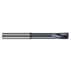 0.0625″ (1/16″) Cutter Diameter × 0.2500″ (1/4″) Flute Length × 0.5000″ (1/2″) Reach Carbide Flat Bottom Counterbore, 4 Flutes, AlTiN Coated - Exact Tooling
