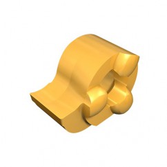 GIQR 11-3.00-0.20 Grade IC528 - Grooving Insert - Exact Tooling