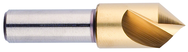 1-1/4" Size-1/2 Shank-60°-HSS Single Flute Countersink - Exact Tooling