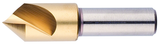 1-1/4" Size-1/2 Shank-60°-HSS Single Flute Countersink - Exact Tooling