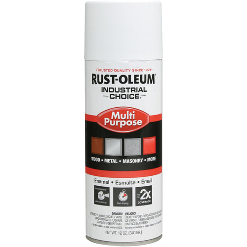 1600 Multi-Purpose Semi-Gloss White Spray Paint - Exact Tooling
