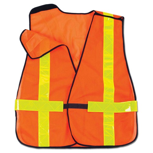 8080BAX Orange Non-Cert X-Back Vest - Exact Tooling