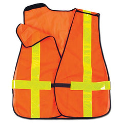 8080BAX Orange Non-Cert X-Back Vest - Exact Tooling