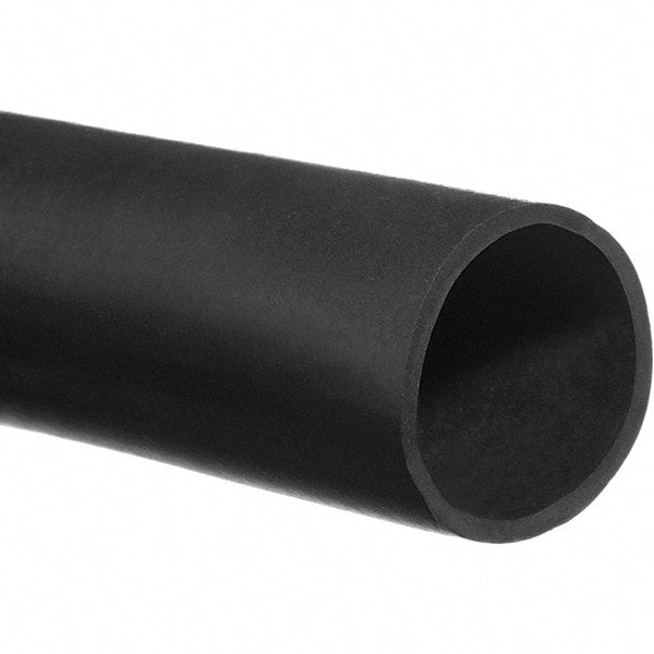 Value Collection - 1/4" ID x 3/8" OD, 100' Long, Viton Tube - Black, -10 to 480°F - Exact Tooling