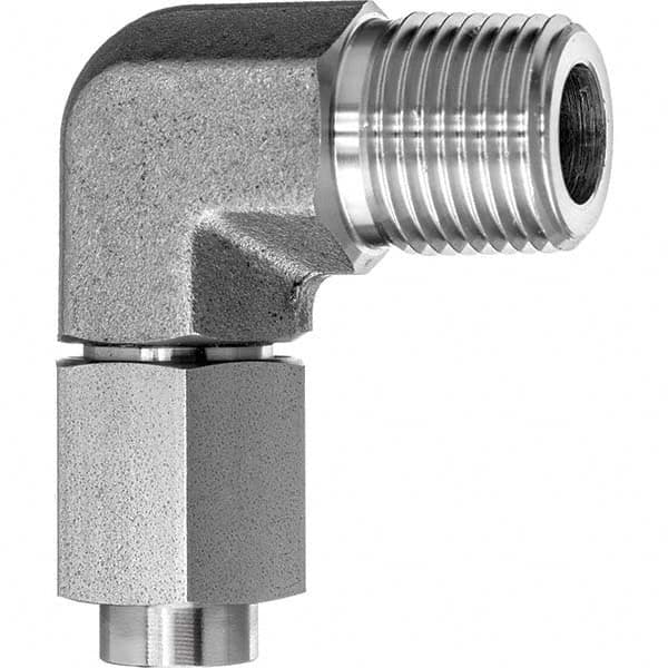 Value Collection - Metal Flared Tube Fittings Type: Male Elbow Flared Degrees: 37 - Exact Tooling