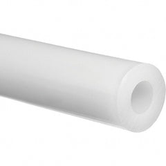 Value Collection - 0.374" ID x 0.441" OD, 50' Long, PTFE Tube - White, 86 Max psi, -150 to 500°F - Exact Tooling