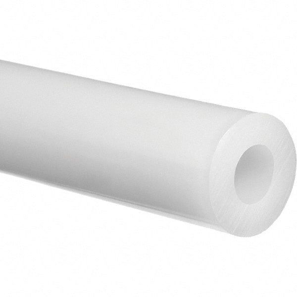 Value Collection - 0.126" ID x 0.205" OD, 25' Long, PTFE Tube - White, 192 Max psi, -150 to 500°F - Exact Tooling