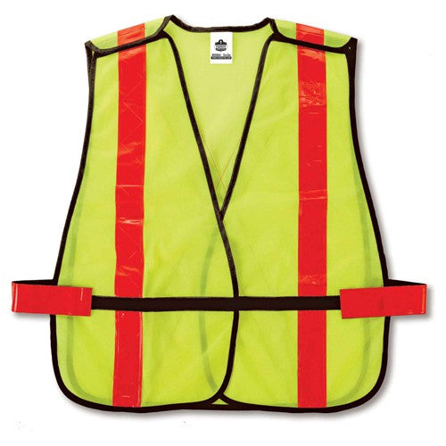 8080BAX Lime Non-Cert X-Back Vest - Exact Tooling