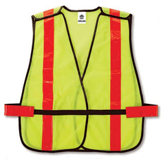 8080BAX Lime Non-Cert X-Back Vest - Exact Tooling