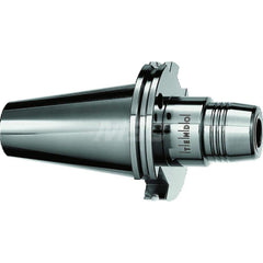 Hydraulic Tool Chuck: CAT40, CAT50, Taper Shank, 6.35 mm Hole 81 mm Projection, 25.7 mm Nose Dia, 24.1 mm Clamp Depth, 25,000 RPM, Through Coolant