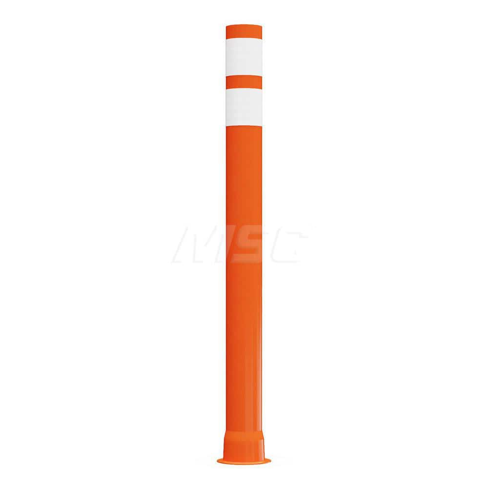Traffic Barrels, Delineators & Posts; Type: Open Top Delineator; Material: Polyethylene; Reflective: Yes; Base Needed: Yes; Width (Inch): 4-5/8; Additional Information: Sheeting Grade: Engineer; Stripe Width: 4 in; Stripe Color: White; Series: 6842; Post