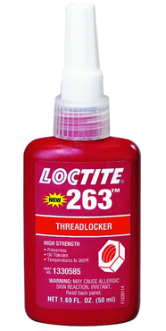 263 threadlocker Red High Strength - 50ml - Exact Tooling