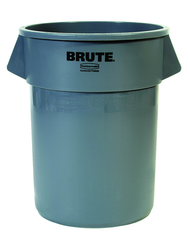 Brute - 55 Gallon Round Container --Â Double-ribbed base - Exact Tooling
