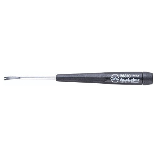 Precision Chip Lifter. 3.5 mm × 50 mm. 5.7″/145 mm Overall Length. Blade high alloy chrome-vanadium-molybdenum steel. Rotating cap for precise turning and control with fingertip. Tapered handle allows rapid rotation. - Exact Tooling