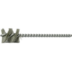 .640″ Nylox Micro Abrasive Tube Brush, 600 AO, 1″ Brush Length - Exact Tooling