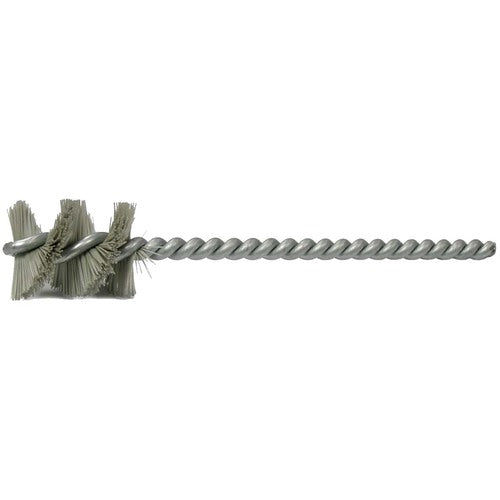 .890″ Nylox Micro Abrasive Tube Brush, 600 AO, 1″ Brush Length - Exact Tooling