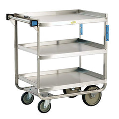 Lakeside - Carts; Type: Utility Cart ; Load Capacity (Lb.): 700.000 ; Number of Slots: 0 ; Number of Shelves: 3 ; Width (Inch): 19-3/8 ; Length (Inch): 32-5/8 - Exact Tooling
