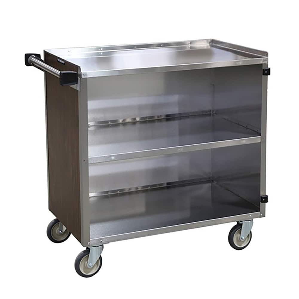 Lakeside - Carts; Type: Utility Cart ; Load Capacity (Lb.): 500.000 ; Number of Slots: 0 ; Number of Shelves: 3 ; Width (Inch): 22-1/2 ; Length (Inch): 39-1/4 - Exact Tooling