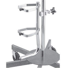 Lakeside - Emergency Preparedness Supplies; Type: Oxygen Cylinder Holder Bracket for IV Stand ; Contents/Features: Accepts "D" and "E" Size Oxygen Tanks - Exact Tooling