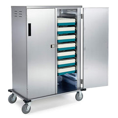 Lakeside - Carts; Type: Tray Delivery Cart ; Load Capacity (Lb.): 300.000 ; Number of Slots: 20 ; Number of Shelves: 0 ; Width (Inch): 44-1/2 ; Length (Inch): 27 - Exact Tooling
