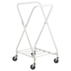 Lakeside - Janitor Carts & Caddies; Type: Clothes Hamper ; Material: Chrome Steel ; Width (Inch): 20 ; Length: 20 (Inch); Height (Inch): 39-1/2 ; Additional Information: When not in use, it folds for compact storage. Folded dimensions are 43"Hx20"Wx3.75" - Exact Tooling